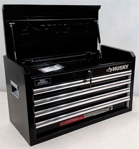 husky metal tool box|husky tool chest clearance.